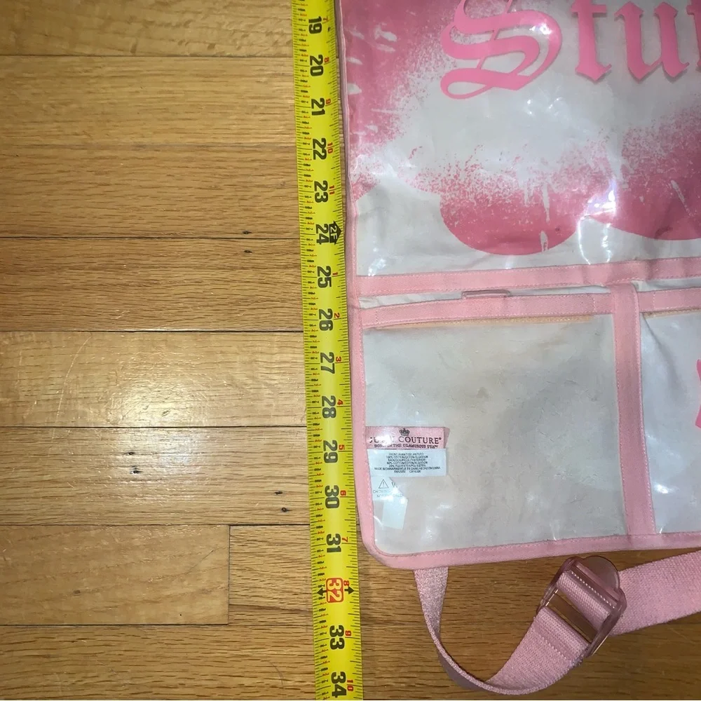 Juicy Couture Dreaming of Juicy Pink White Hanging Toiletries Cosmetic Organizer